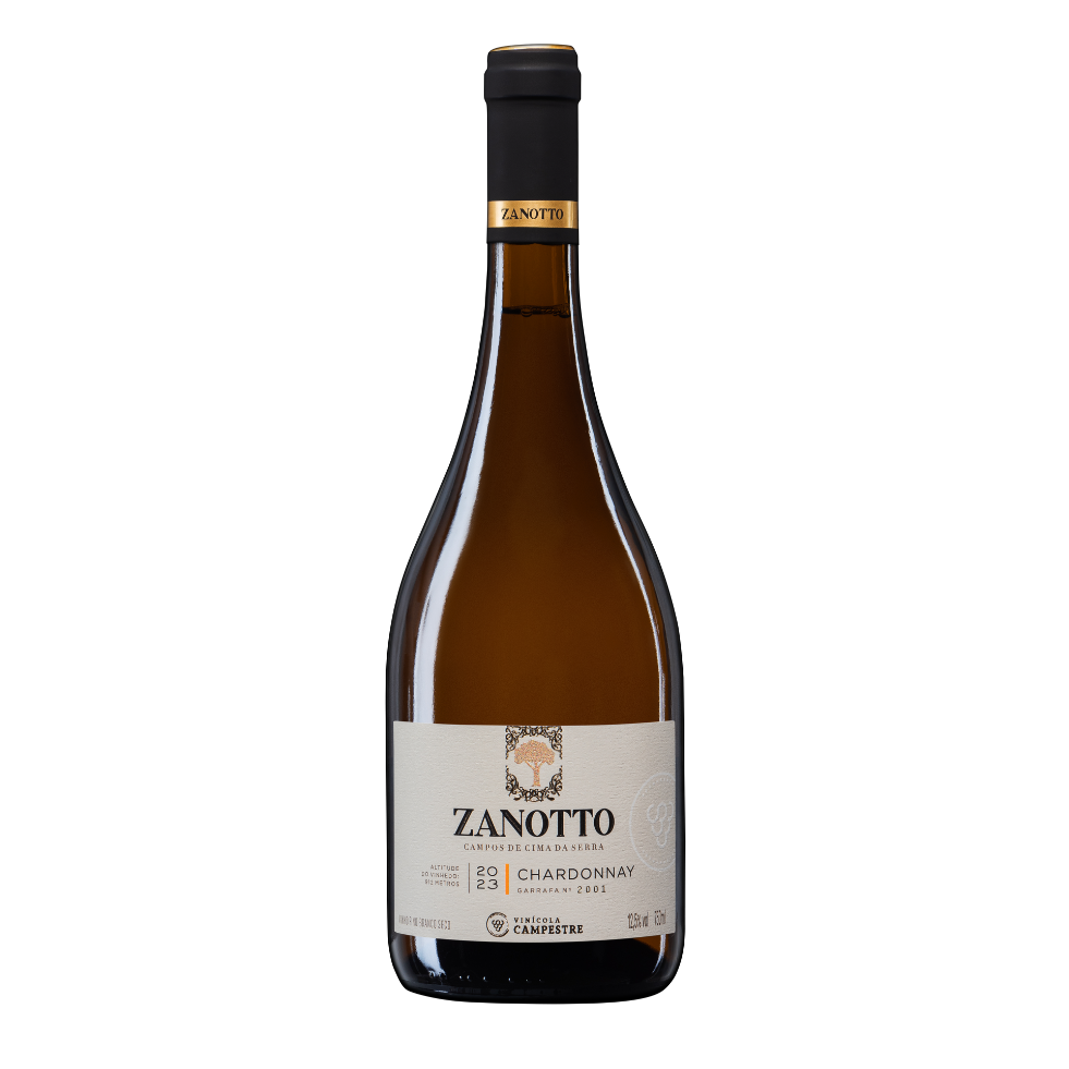 Vinho Fino Branco Seco Chardonnay Zanotto - 750 ml